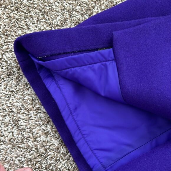 Vintage 90s Young Gallery Royal Purple Girls Long Dress Peacoat 7 - Picture 7 of 13